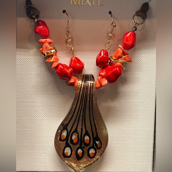 Box Set MixIt Statement Piece Necklace and Earring - Picture 9 of 11